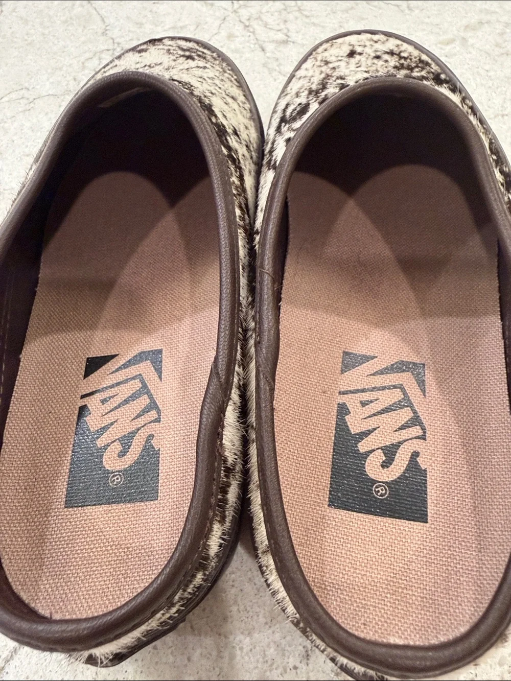 Vans slip loafers